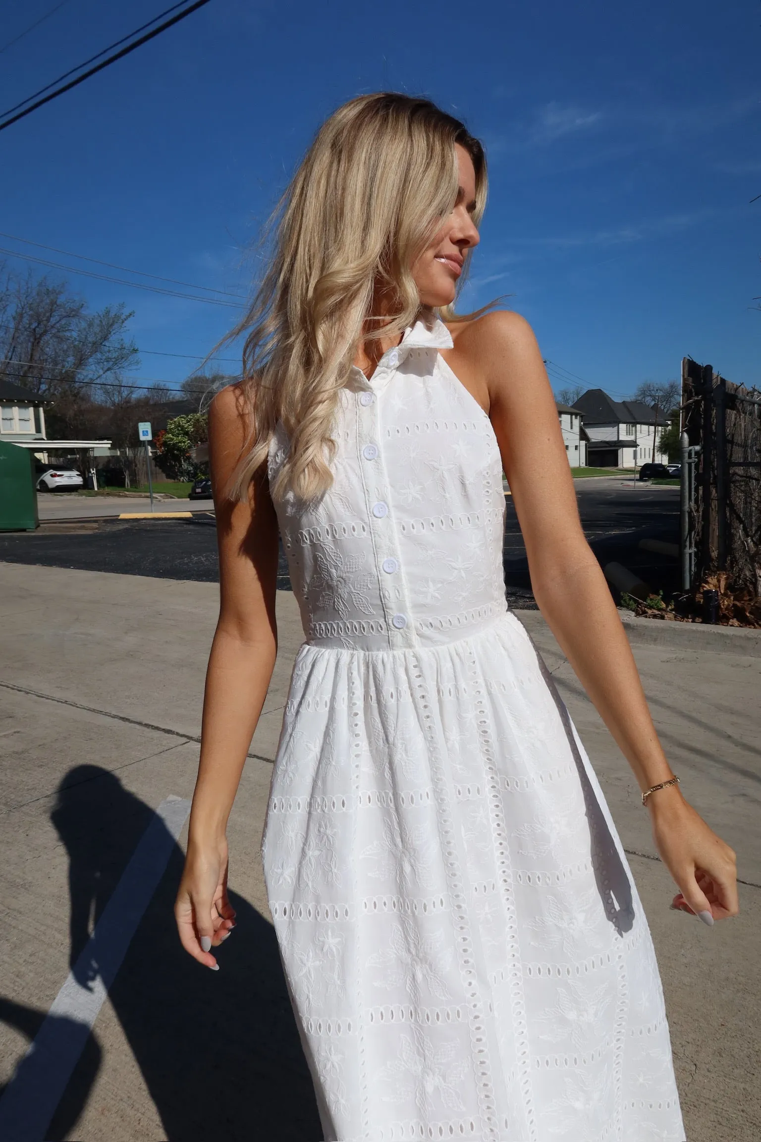 AMELIA HALTER DRESS